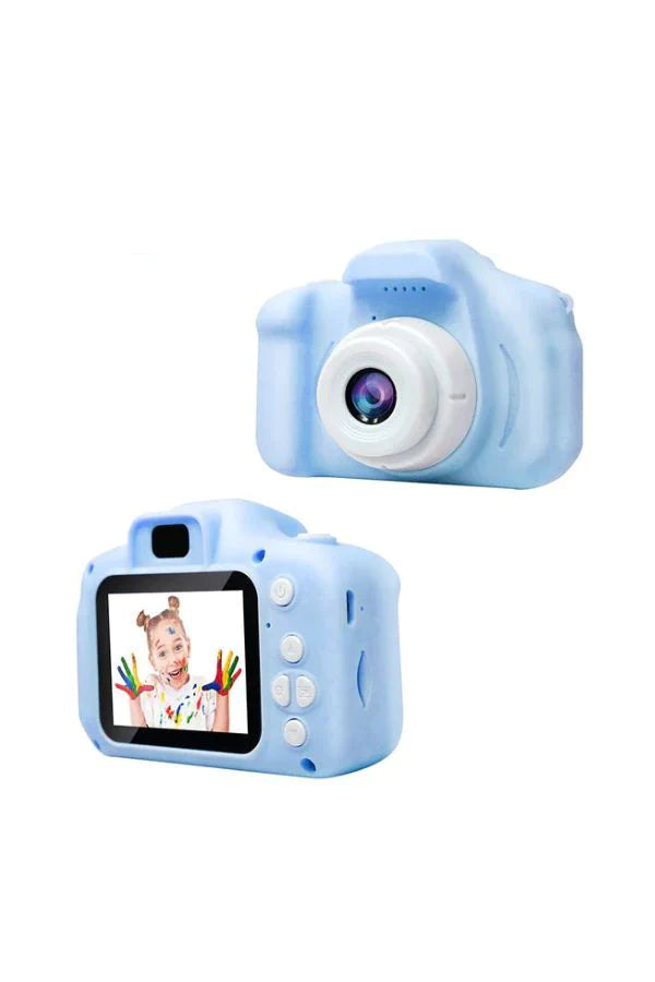 blue kids camera