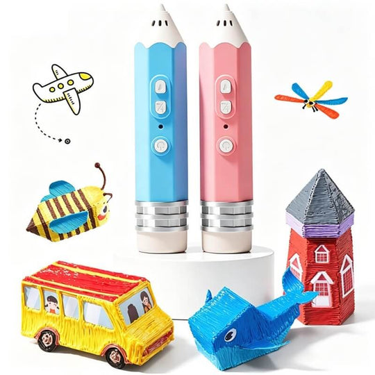 Low Temperature 3D Printing Pen – Creative 3D Drawing Pen with Colorful Filament