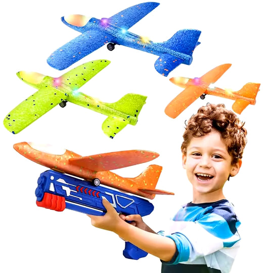 3 Pack Airplane Launcher Toy