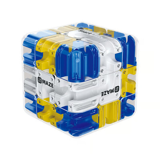 3D Rolling Ball Maze Cube