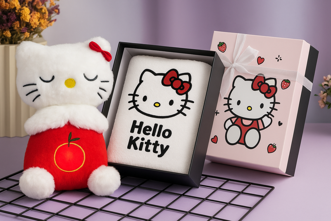 HelloKitty Night-Time Comfort Plush – Musical Breathing Kitty Gift Box