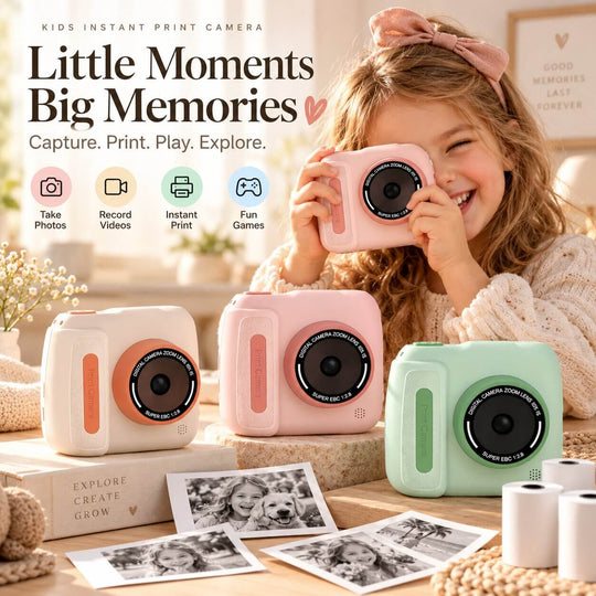 Kids instant print digital camera for children