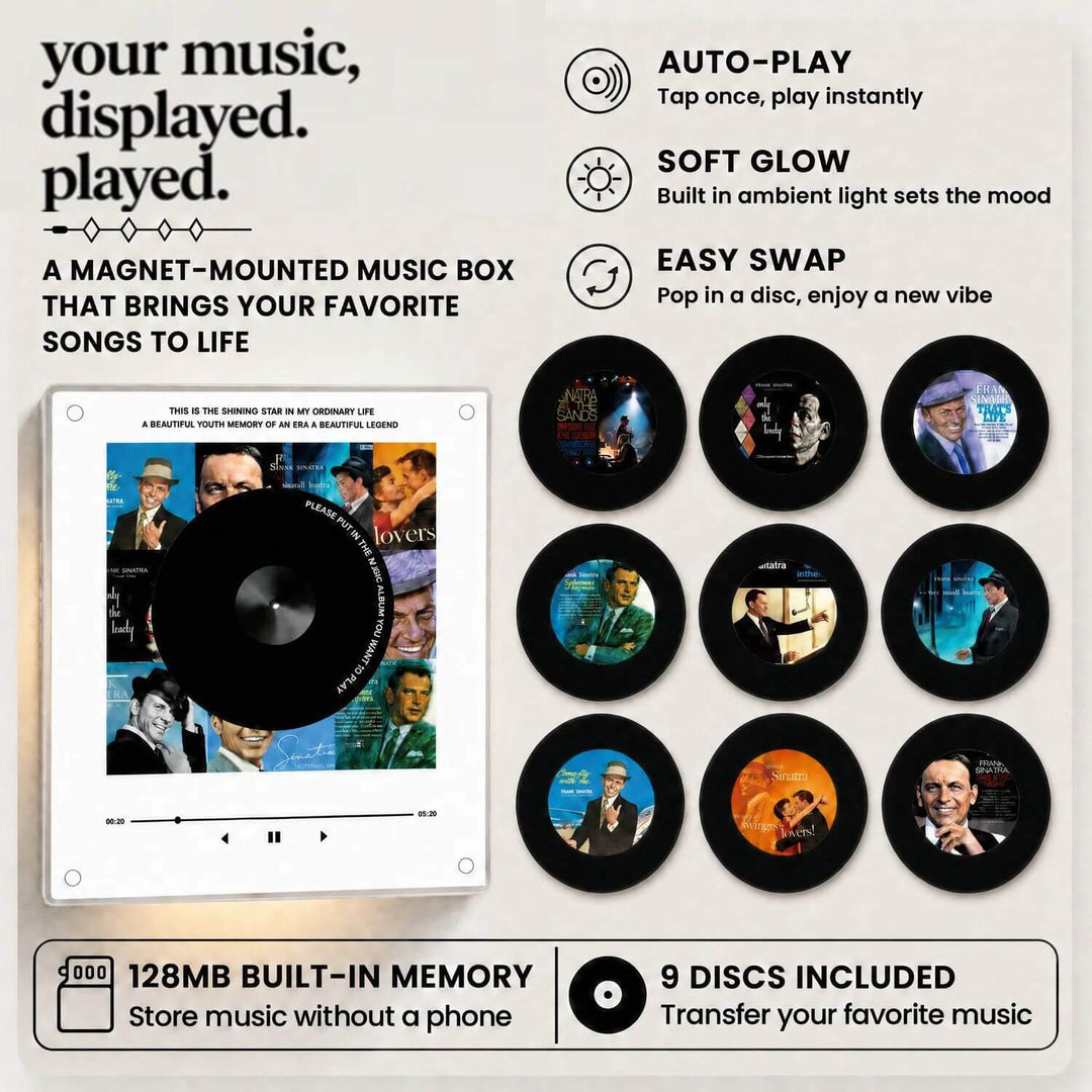 Frank Sinatra Vinyl Magnet – Top 9 Hits