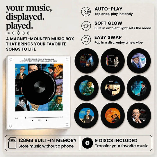 Frank Sinatra Vinyl Magnet – Top 9 Hits