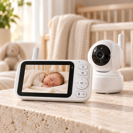 Premium Video Baby Monitor with Camera – 3.5” HD Screen, Night Vision & Two-Way Audio