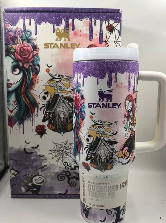 Limited Edition Sally & Jack Skellington Stanley Cup