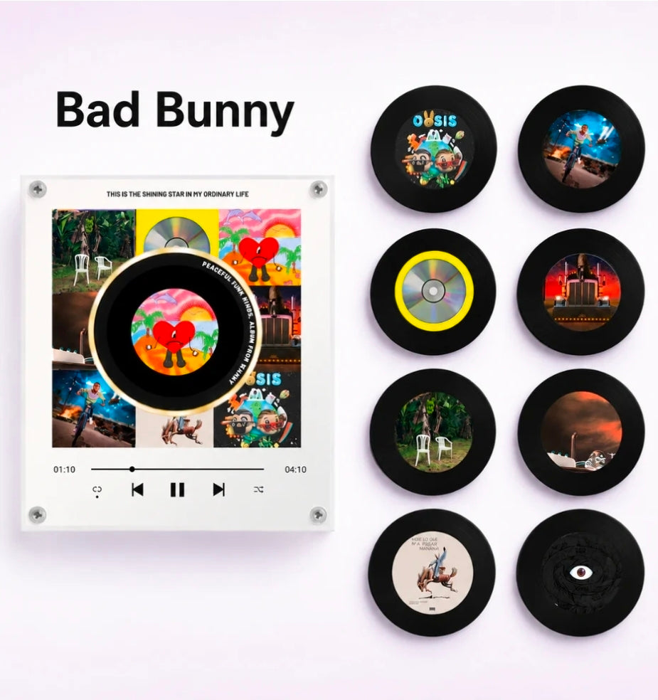 Bad Bunny Vinyl Magnet – Top 9 Hits