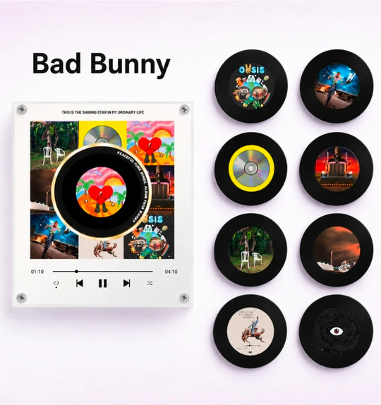 Bad Bunny Vinyl Magnet – Top 9 Hits
