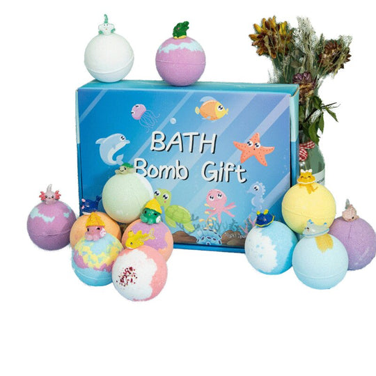 Organic Lavender Scented Bath Bomb Gifts - 12 Hidden Toys