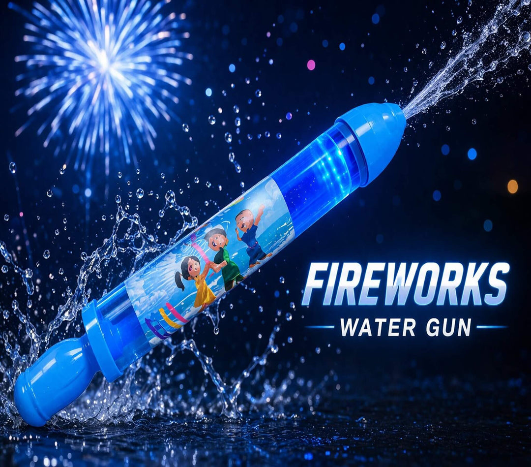 Fireworks LED-Light Water Gun  – Magical Splash Blaster for Summer Fun