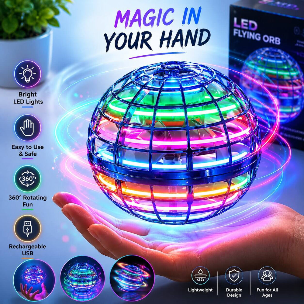 LED Flying Orb™ – Magic Hover Boomerang Ball