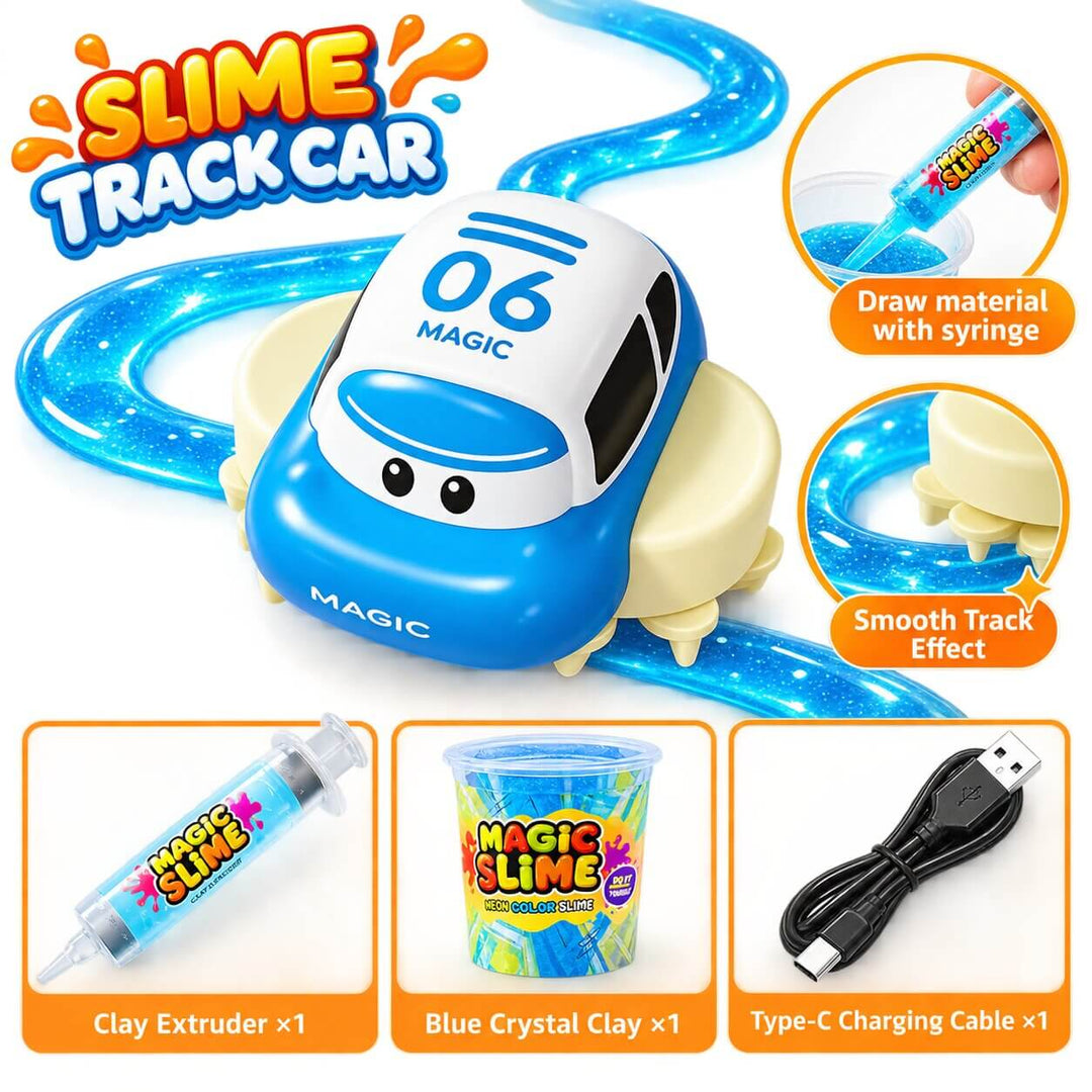 Magic Slime Track Car – DIY Slime-Making Toy & Creative Racing Set