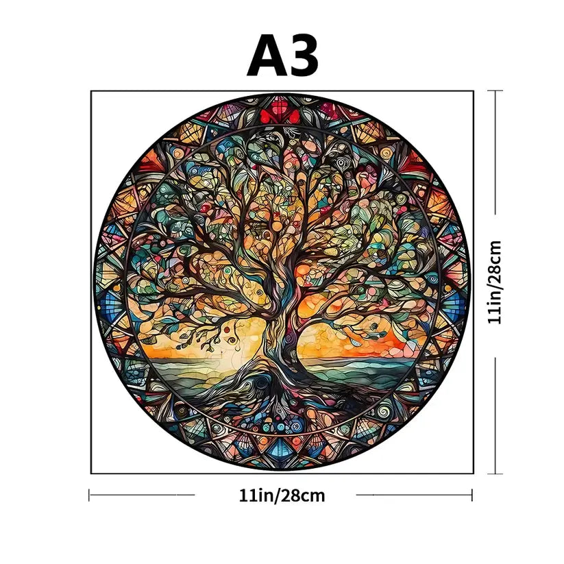 A3 Tree Of Life Wooden Puzzle