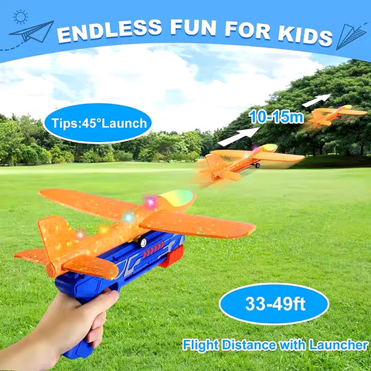 3 Pack Airplane Launcher Toy