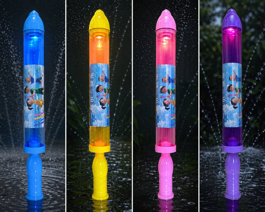 Fireworks LED-Light Water Gun  – Magical Splash Blaster for Summer Fun