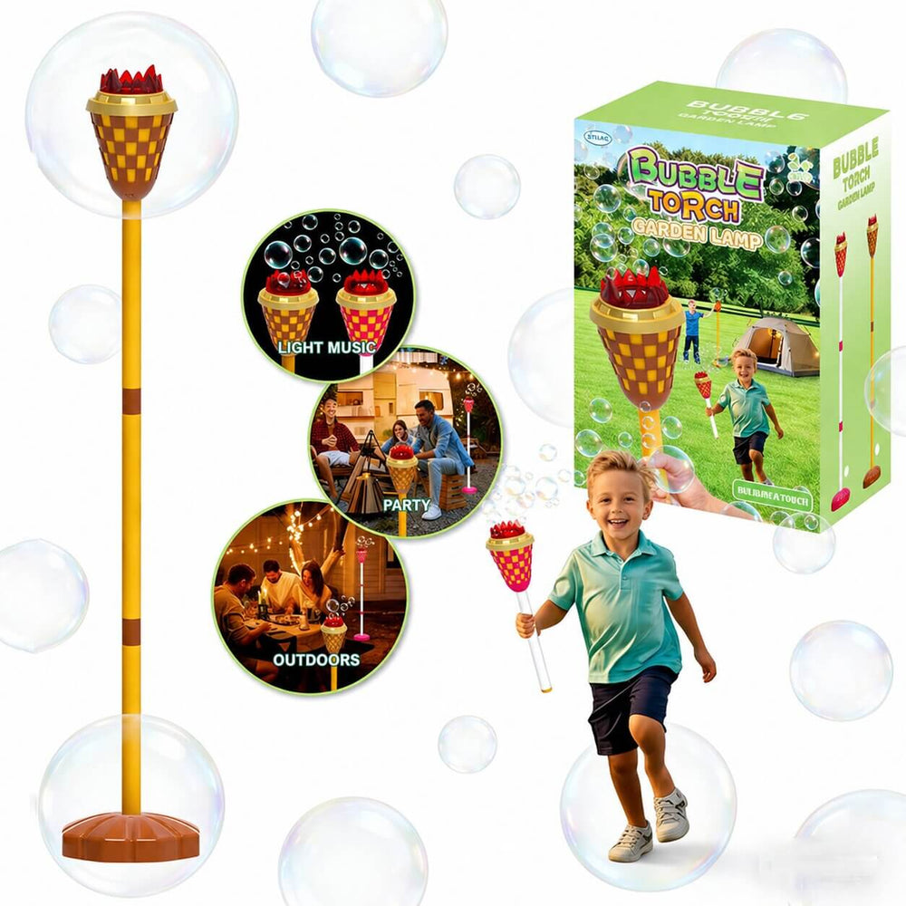 Bubble Torch Garden Lamp – Magical Bubbles with Led Lighting