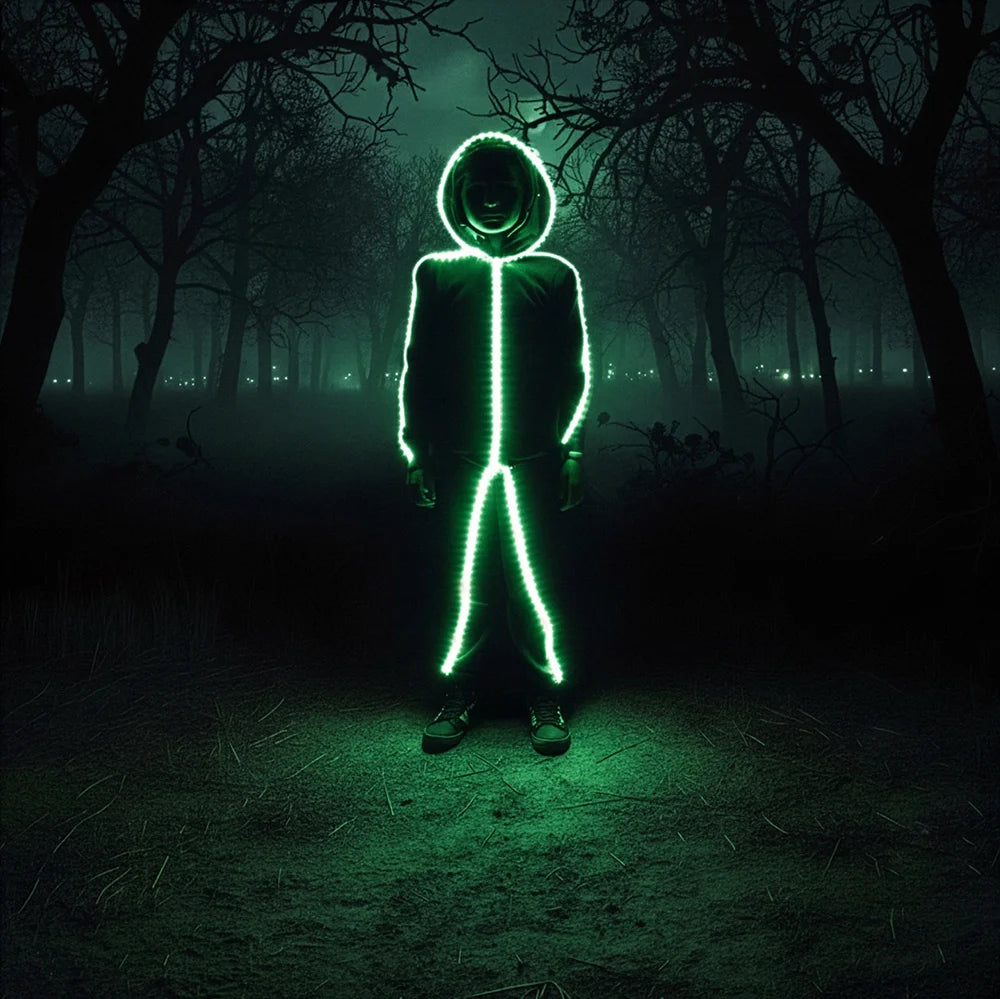 Kids LED stickman costume