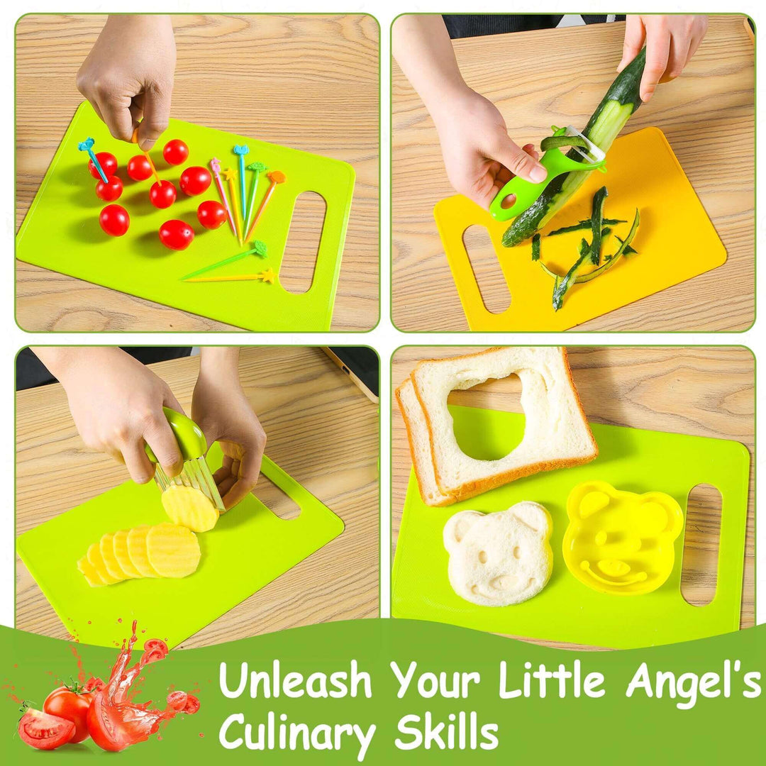 Montessori Kids Cooking Set — Premium 46-Pieces Little Chef Kitchen Kit