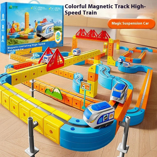 Smart Magnetic Rail Car Maze - Anti-Gravity Electric Train