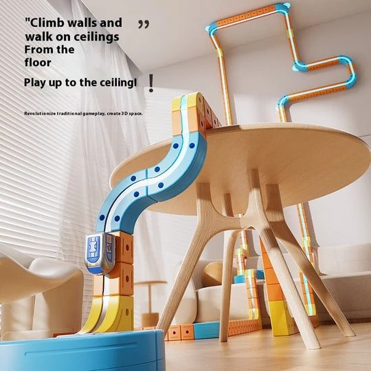 Smart Magnetic Rail Car Maze - Anti-Gravity Electric Train