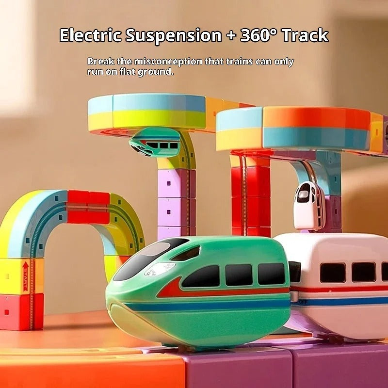 Smart Magnetic Rail Car Maze - Anti-Gravity Electric Train