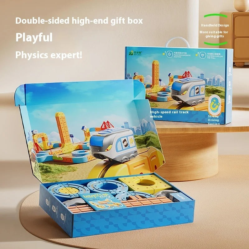 Smart Magnetic Rail Car Maze - Anti-Gravity Electric Train