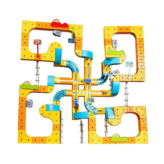 Smart Magnetic Rail Car Maze - Anti-Gravity Electric Train
