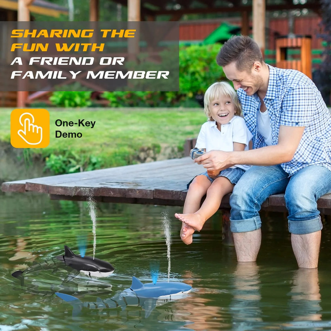 AquaGlide™ Smart RC Shark Whale - mykiddocare