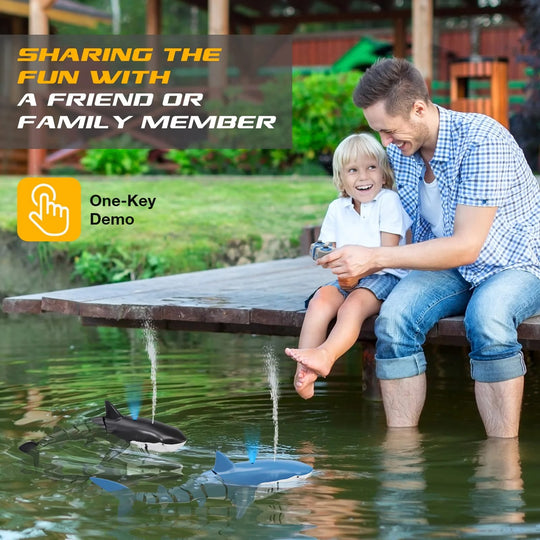 AquaGlide™ Smart RC Shark Whale - mykiddocare