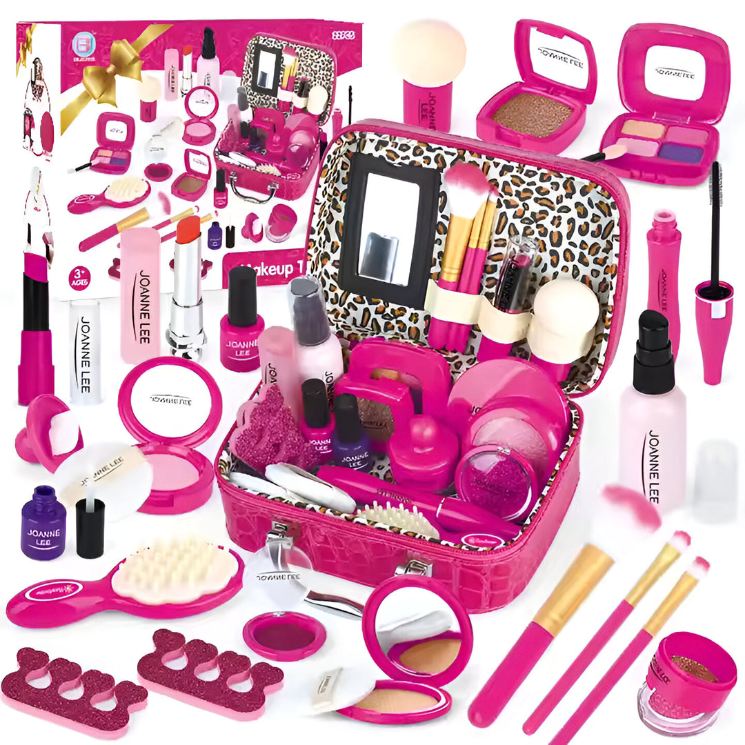 Kid’s Premium Makeup Kit – 22-Piece Set with Stylish Makeup Bag - mykiddocare