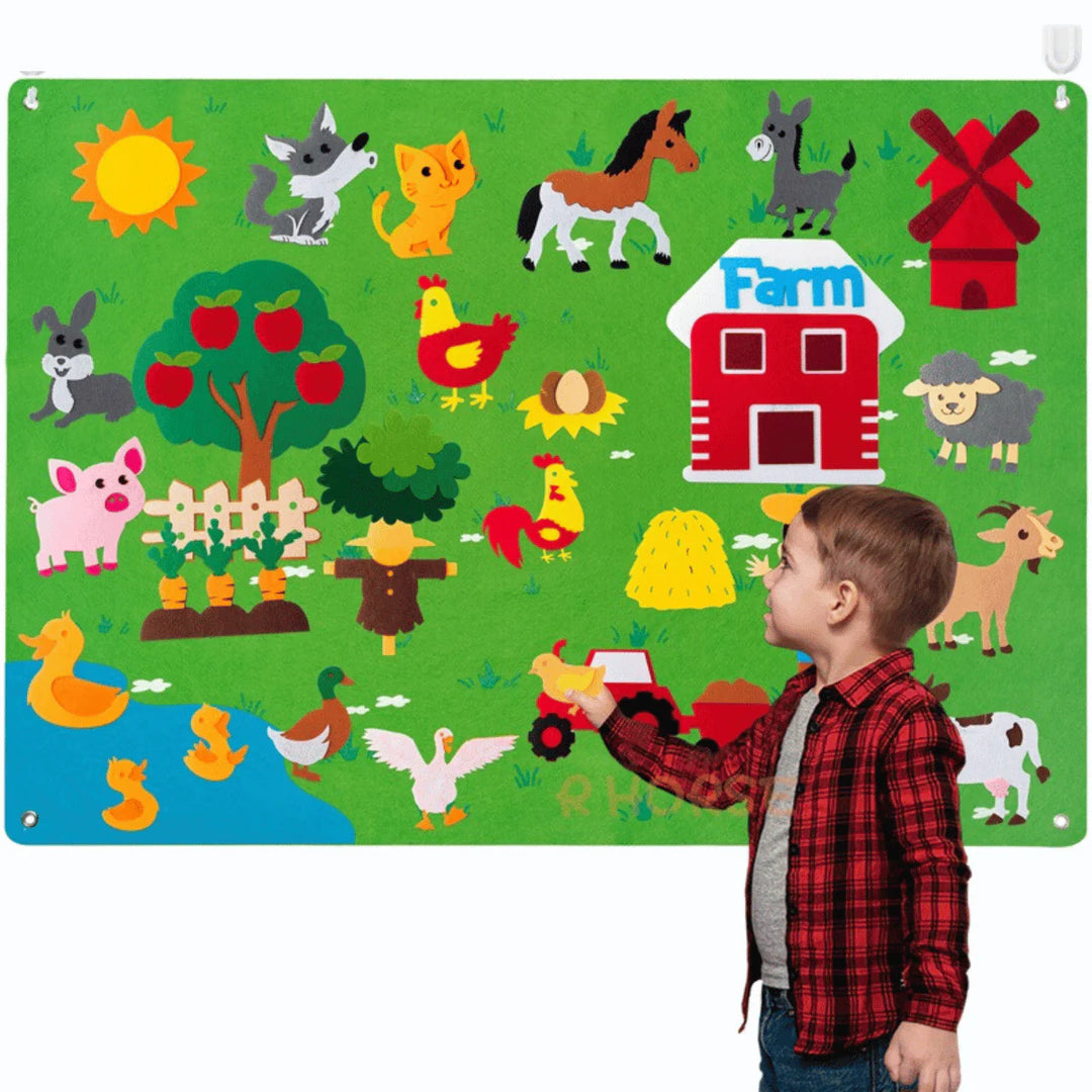 DIY Felt Board - mykiddocare