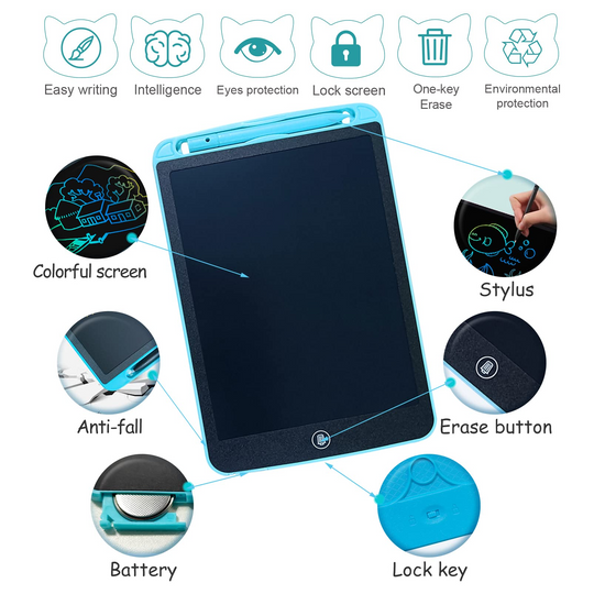 LCD Writing Pad | Eco-Friendly Learning and Creativity Unleashed - mykiddocare