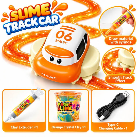 Magic Slime Track Car – DIY Slime-Making Toy & Creative Racing Set