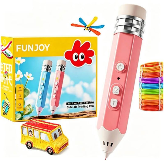 Low Temperature 3D Printing Pen – Creative 3D Drawing Pen with Colorful Filament