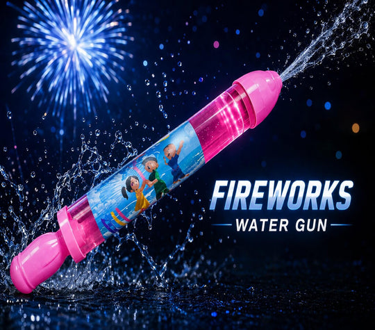 Fireworks LED-Light Water Gun  – Magical Splash Blaster for Summer Fun