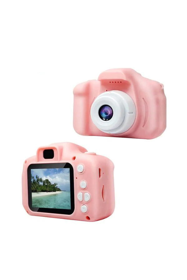 pink kid's camera