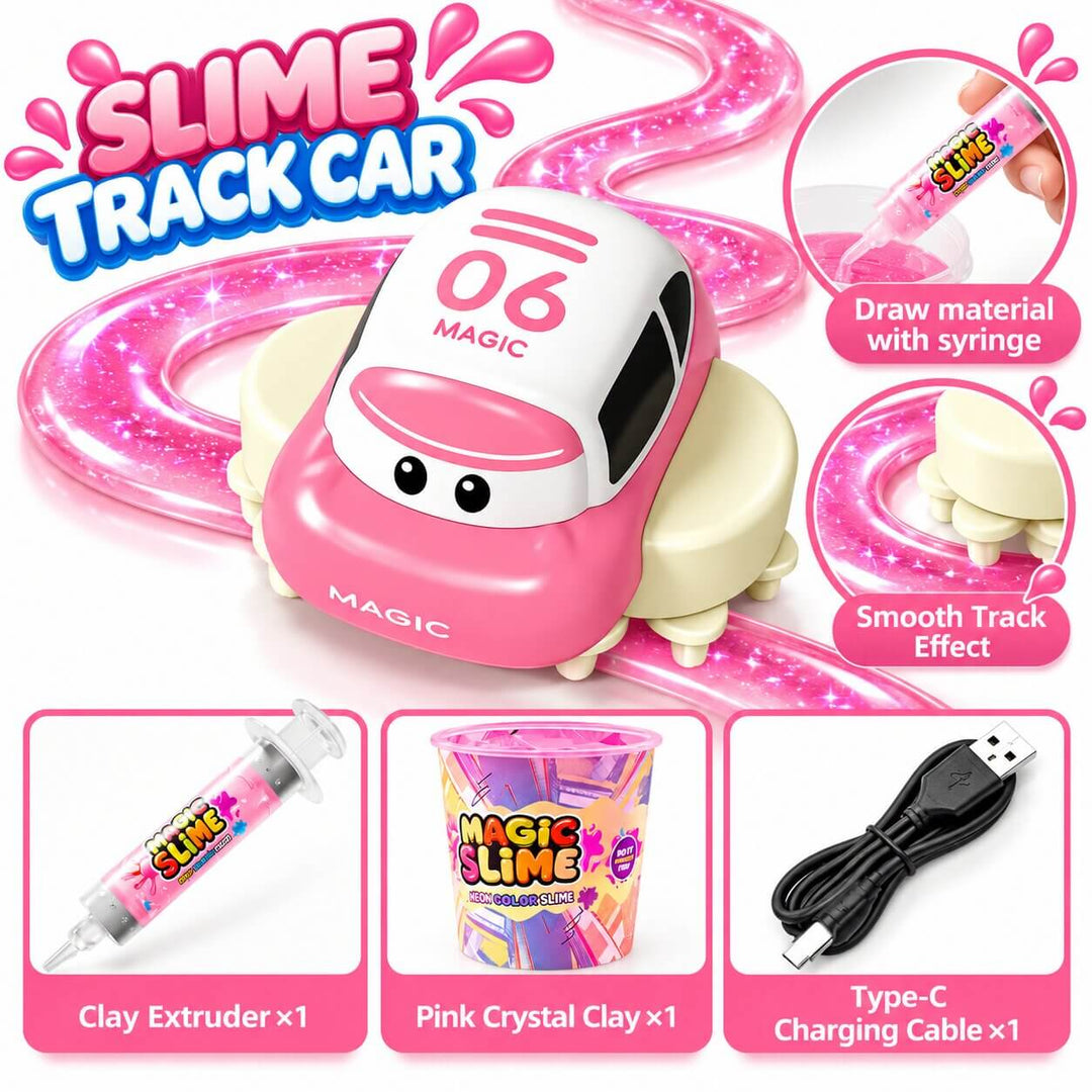 Magic Slime Track Car – DIY Slime-Making Toy & Creative Racing Set
