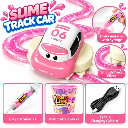 Magic Slime Track Car – DIY Slime-Making Toy & Creative Racing Set