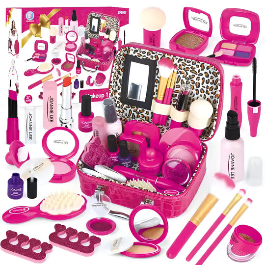 Kid’s Premium Makeup Kit – 22-Piece Set with Stylish Makeup Bag