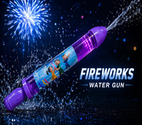 Fireworks LED-Light Water Gun  – Magical Splash Blaster for Summer Fun