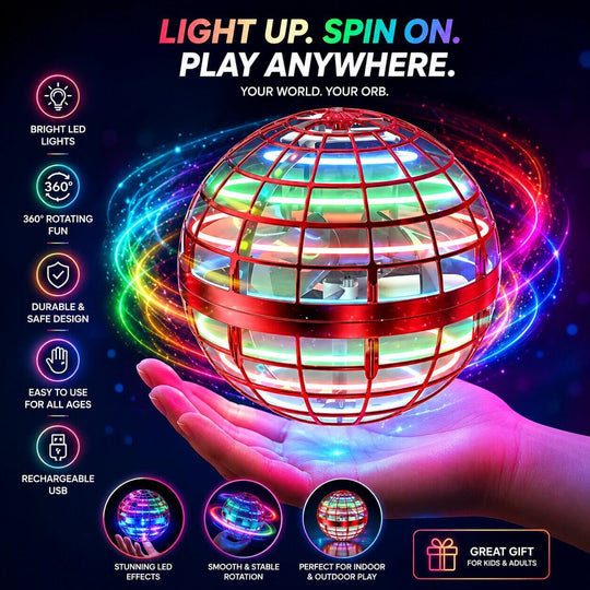 LED Flying Orb™ – Magic Hover Boomerang Ball