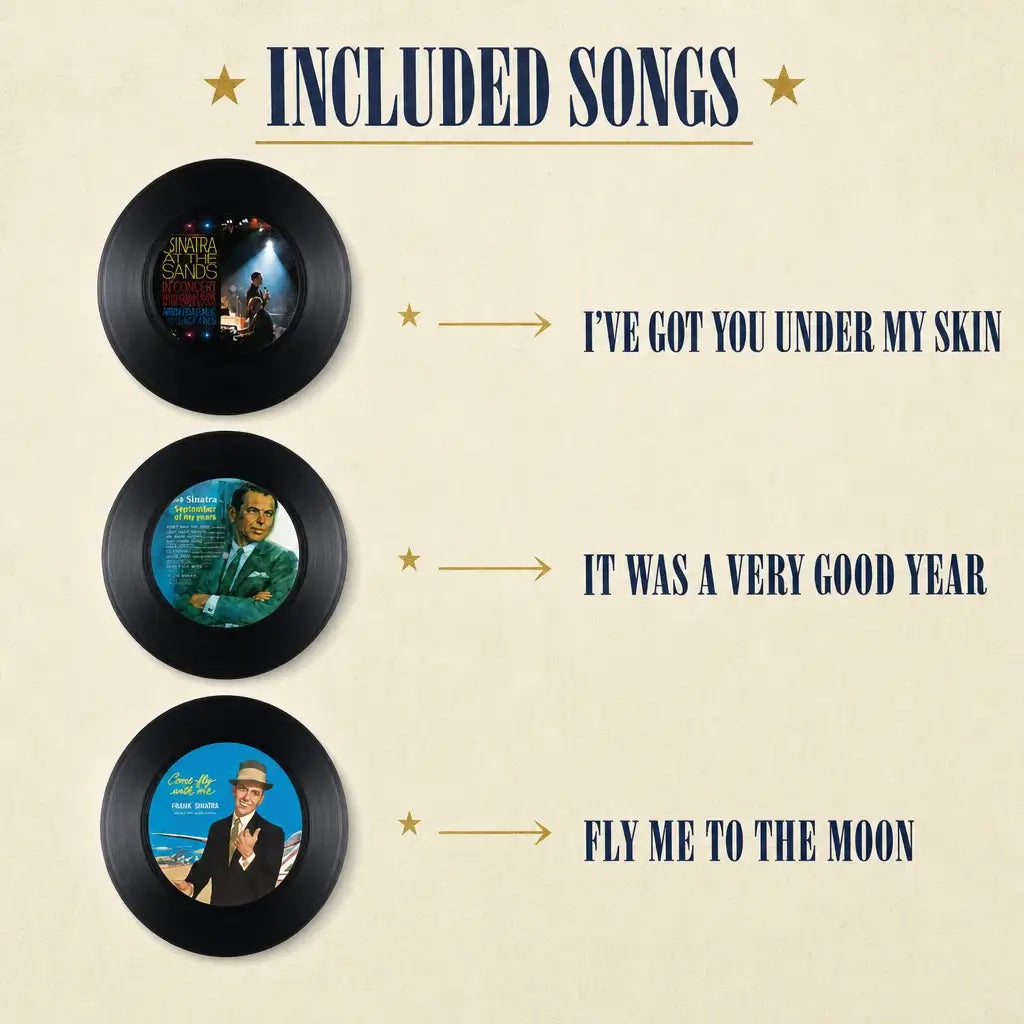 Frank Sinatra Vinyl Magnet – Top 9 Hits