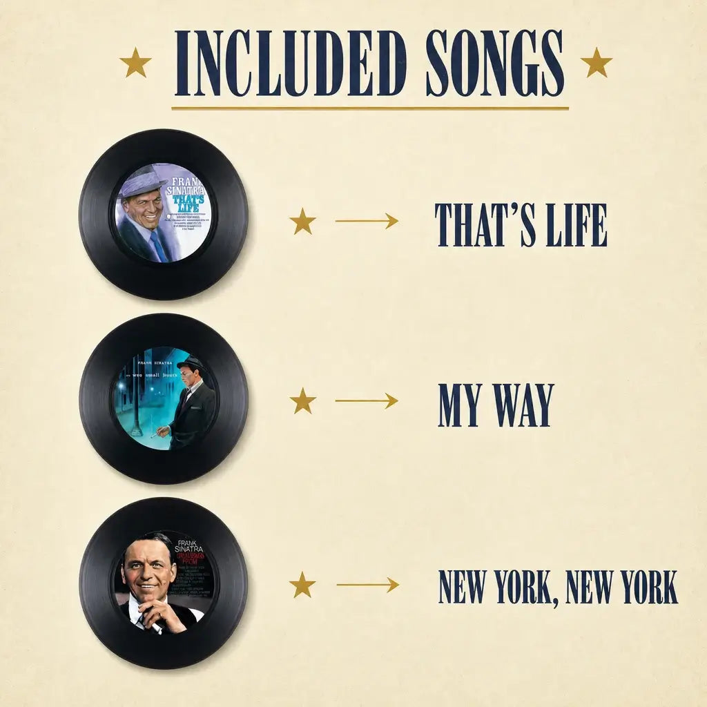 Frank Sinatra Vinyl Magnet – Top 9 Hits