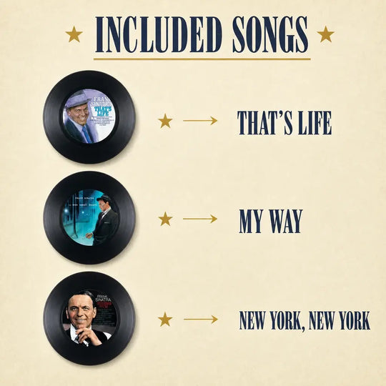 Frank Sinatra Vinyl Magnet – Top 9 Hits