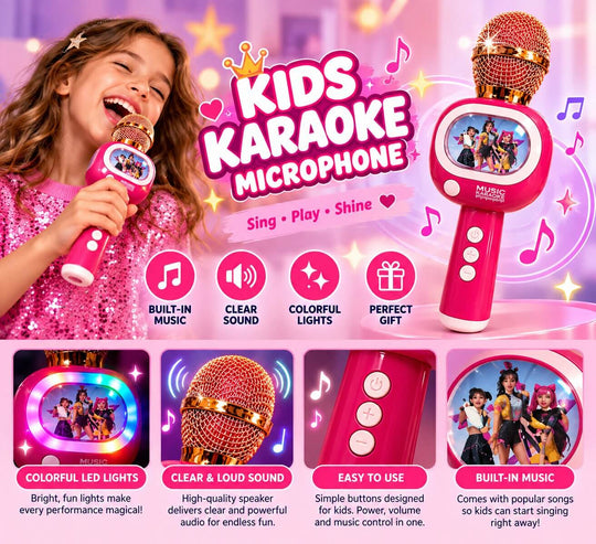 K-Pop Demon Hunters Karaoke Microphone