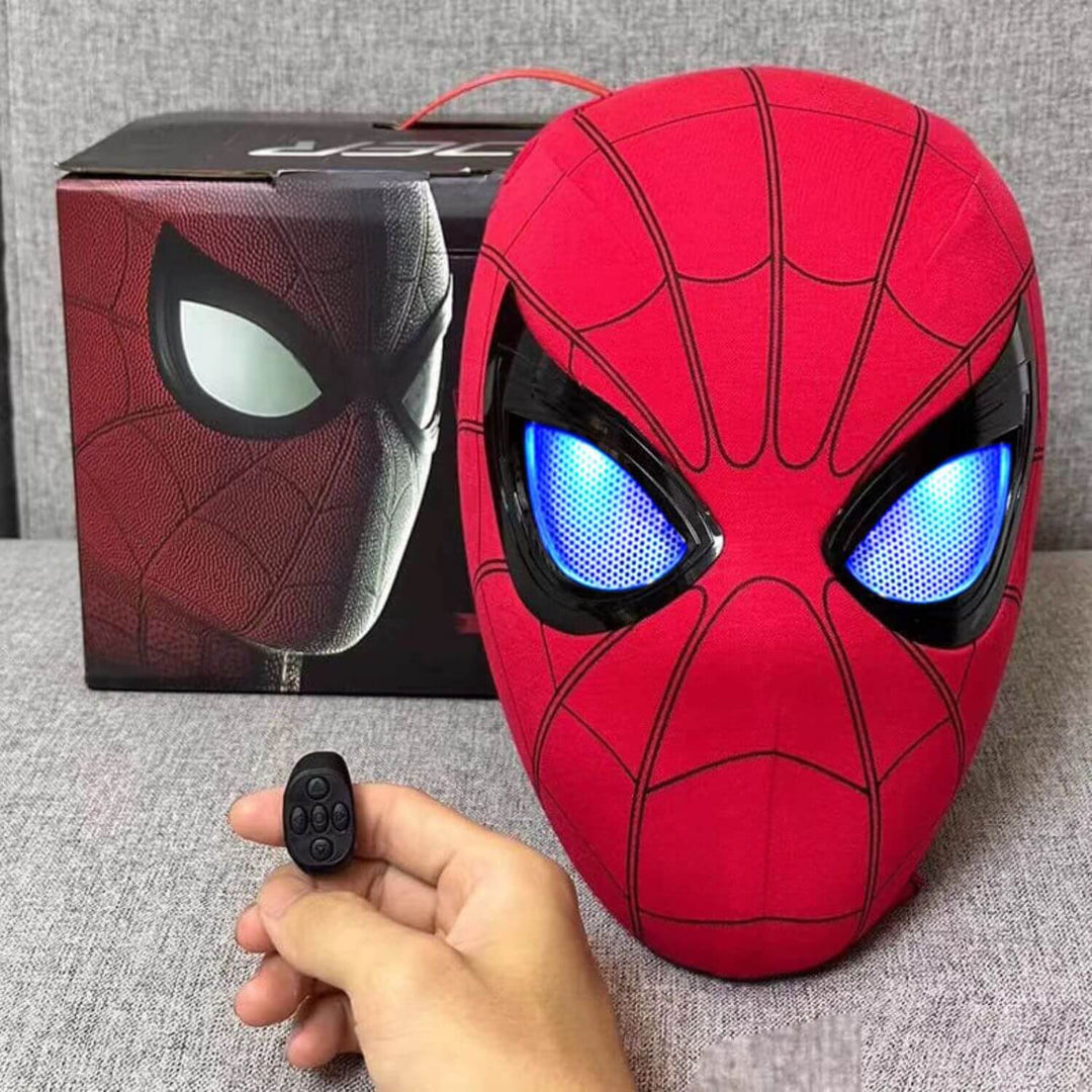 Premium Spider Hero Mask Blinking Eyes