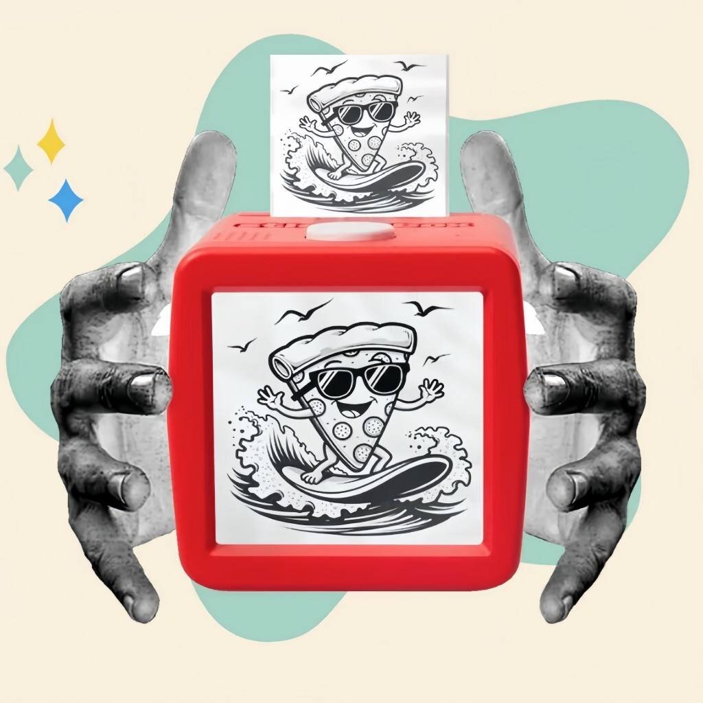 AI Sticker Printer – Voice-Powered Creative Sticker Maker
