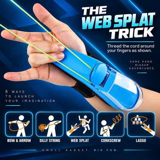 RopeArcher™ Pro Telescopic Web Launcher – Glow-in-the-Dark Zipstring