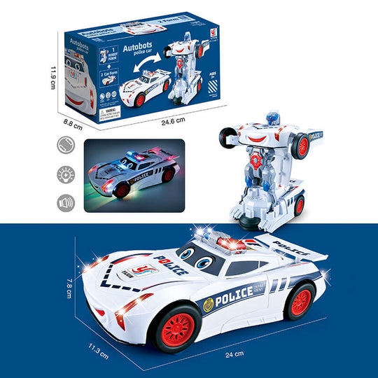 Robocar Toy - Deformation Music Robot Car