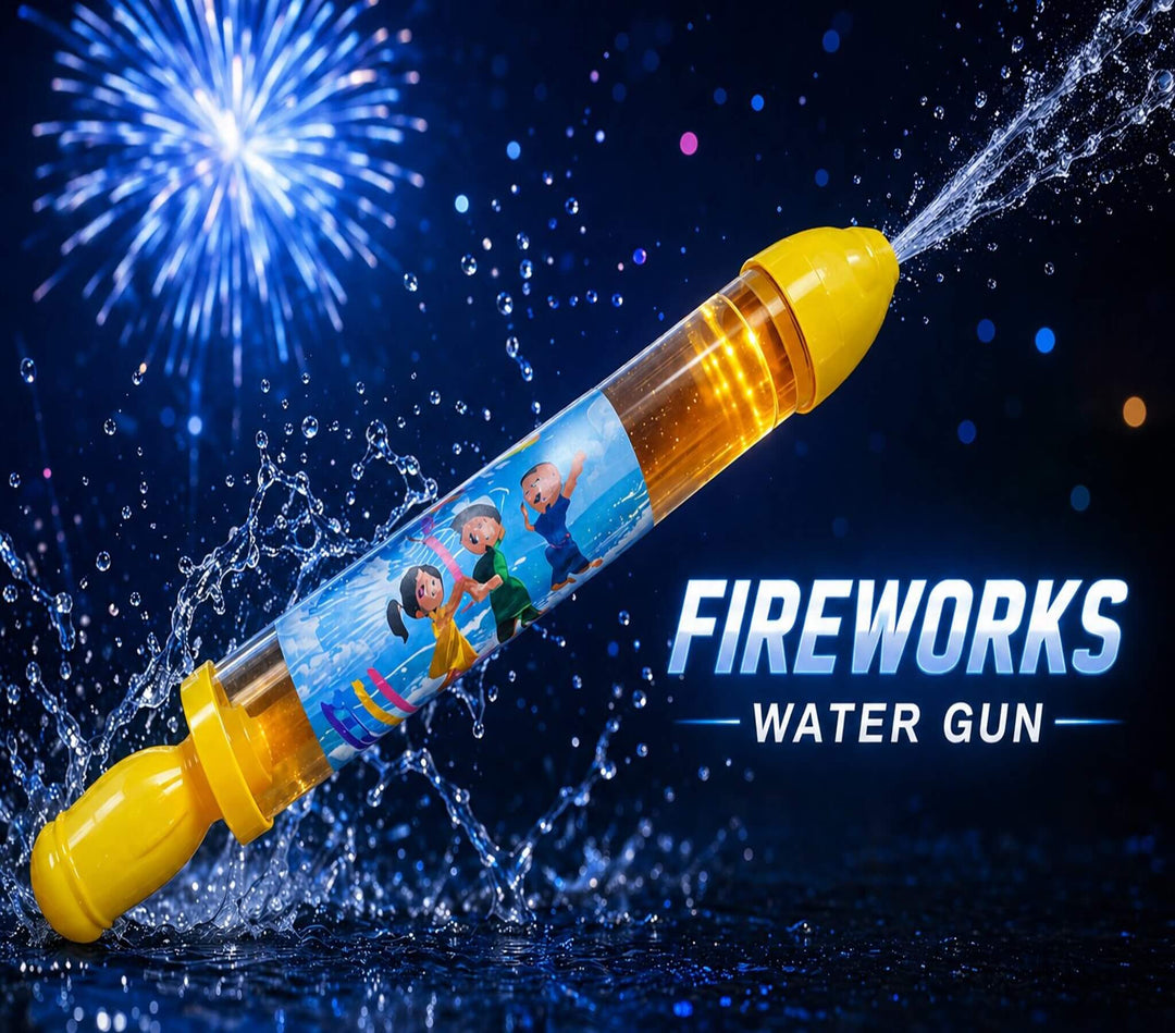 Fireworks LED-Light Water Gun  – Magical Splash Blaster for Summer Fun